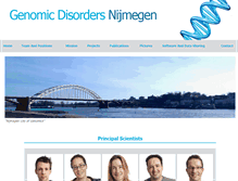 Tablet Screenshot of genomicdisorders.nl